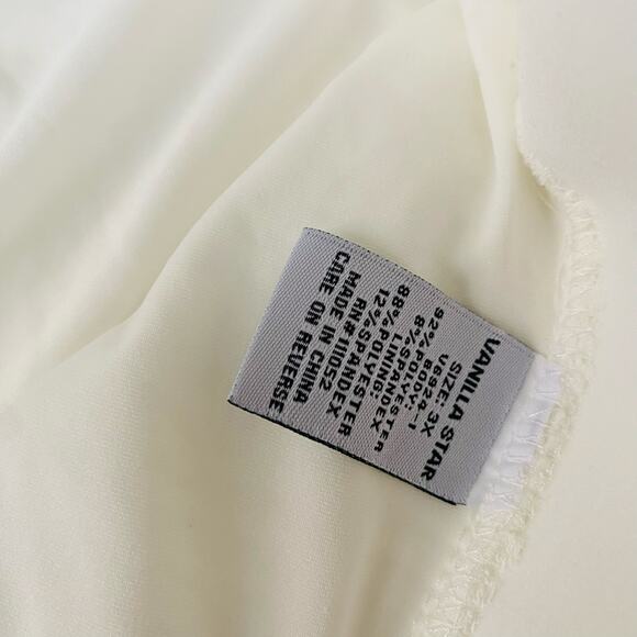 Vanilla Star | Accordion Pleat Tennis Skort NWT 3X Cream - Picture 5 of 9